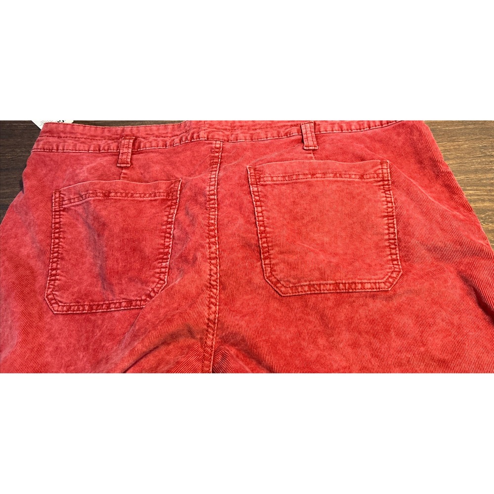 Time And Tru Women's Size 20 Red Corduroy Pants NWT - Picture 9 of 11